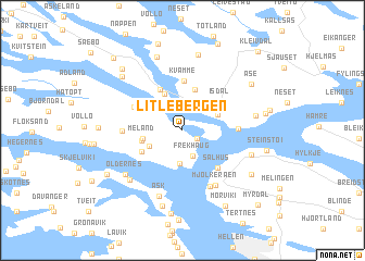 map of Litlebergen