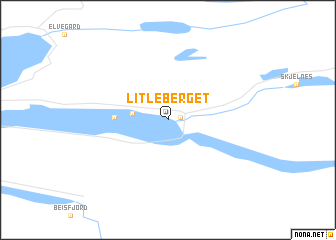 map of Litleberget