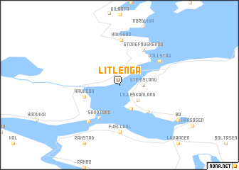 map of Litlenga