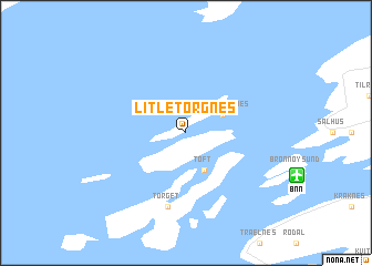 map of Litle Torgnes