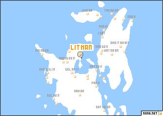 map of Litman