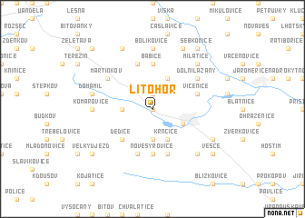 map of Litohoř