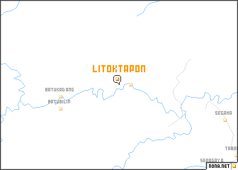 map of Litok Tapon