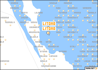 map of Litoma