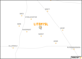 map of Litomysl