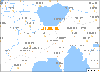 map of Litouqiao