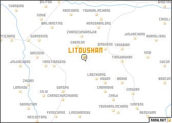 map of Litoushan