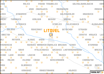 map of Litovel