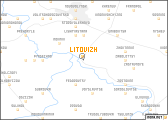 map of Litovizh