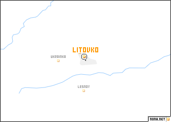 map of Litovko