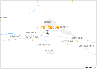 map of Litovskaya