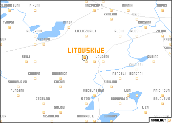 map of Ļitovskije