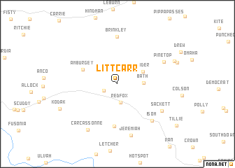 map of Littcarr