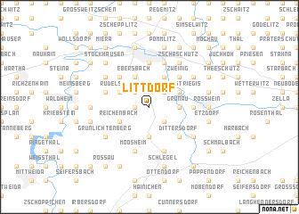 map of Littdorf