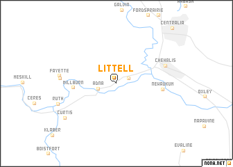 map of Littell