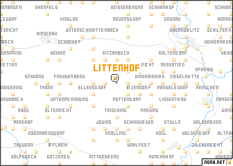 map of Littenhof