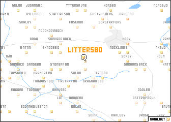 map of Littersbo