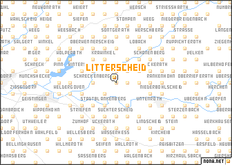 map of Litterscheid