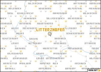 map of Litterzhofen