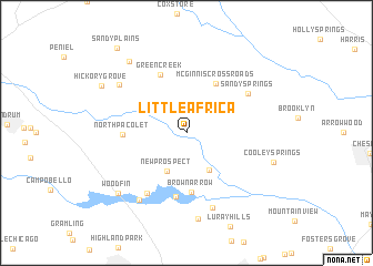 map of Little Africa