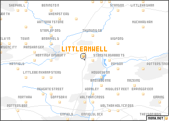 map of Little Amwell