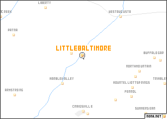 map of Little Baltimore