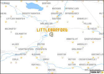 map of Little Barford