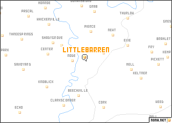 map of Little Barren