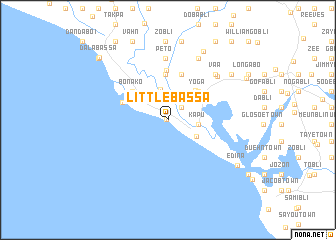 map of Little Bassa