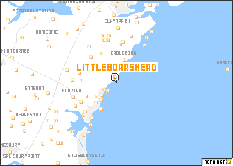 map of Little Boars Head