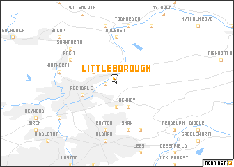 map of Littleborough