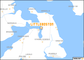 map of Little Boston