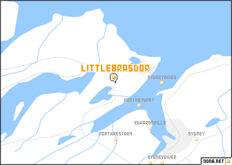 map of Little Bras dʼOr