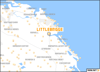 map of Little Bridge