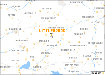 map of Little Brook