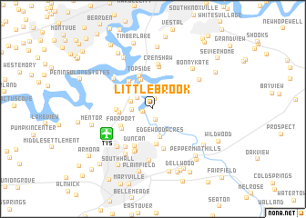 map of Littlebrook