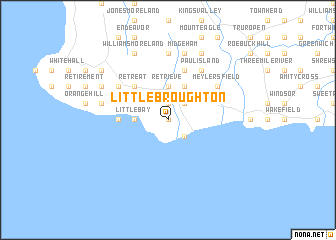 map of Little Broughton