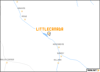 map of Little Canada