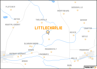 map of Little Charlie