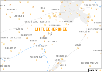 map of Little Cherokee