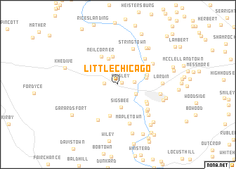 map of Little Chicago