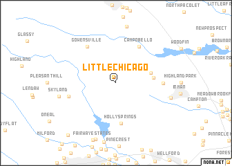 map of Little Chicago