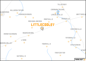 map of Little Cooley