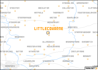 map of Little Cowarne