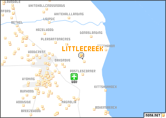 map of Little Creek