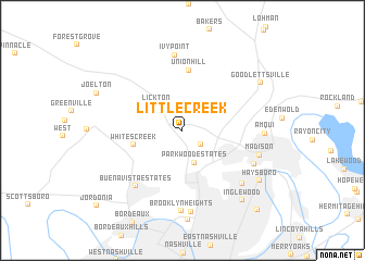 map of Little Creek