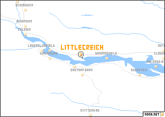 map of Little Creich