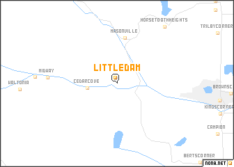map of Little Dam