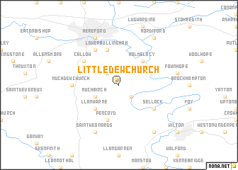 map of Little Dewchurch