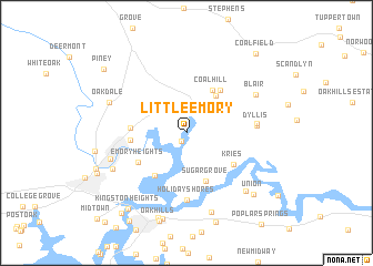 map of Little Emory